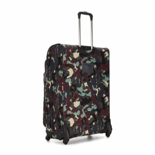 Kipling YOURI SPIN 99 л чемодан из нейлона на 4 колесах зеленый