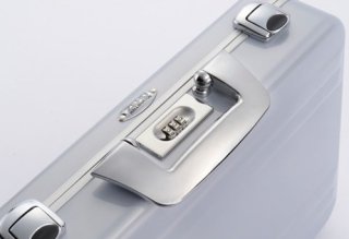 Классический поликарбонатный атташе-кейс Zero Halliburton, серебристый
