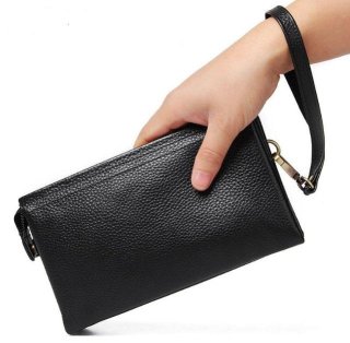 Клатч шкіряний чоловічий Tiding Bag Чорний