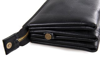 Клатч шкіряний чоловічий Tiding Bag Чорний