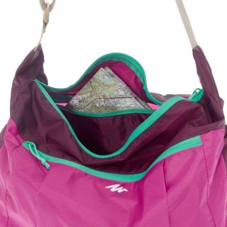 Компактная сумка из полиэстера 15 л. Quechua, малиновый Компактная сумка из полиэстера 15 л. Quechua, малиновый