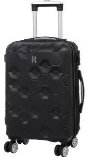 Компактный 4-х колесный чемодан 35/45 л IT Luggage Hexa Black