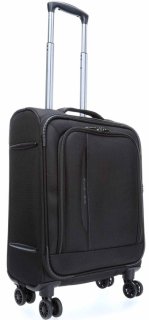 Компактный 4-х колесный чемодан 39 л Travelite Crosslite, черный