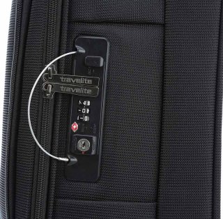 Компактный 4-х колесный чемодан 39 л Travelite Crosslite, черный