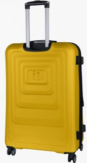Компактный 4-х колесный чемодан 40/49 л IT Luggage Mesmerize Old Gold