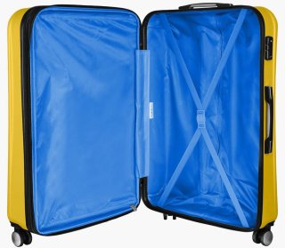 Компактный 4-х колесный чемодан 40/49 л IT Luggage Mesmerize Old Gold