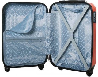 Компактный чемодан на 4-х колесах 35 л Vip Collection Panama 20 Orange