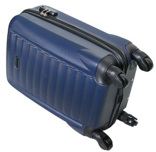 Компактный пластиковый чемодан 28 л Vip Collection Las Palmas 19 Navy