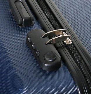 Компактный пластиковый чемодан 28 л Vip Collection Las Palmas 19 Navy