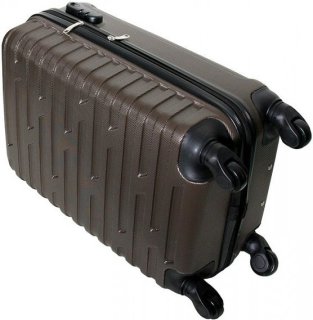 Компактный пластиковый чемодан 33 л Vip Collection Costa Brava 18 Brown