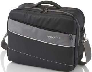 Комплект 4-х колесных чемоданов и сумки для ноутбука Travelite Kite, черный