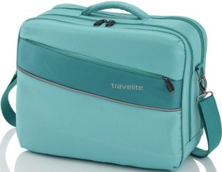 Комплект 4-х колесных чемоданов и сумки для ноутбука Travelite Kite, голубой