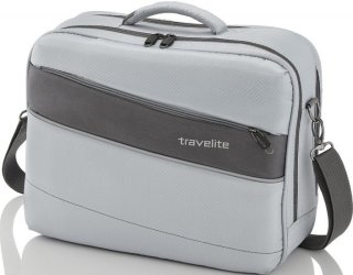 Комплект 4-х колісних валіз та сумки для ноутбука Travelite Kite, сірий