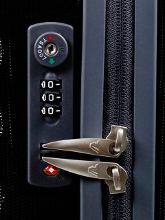 Комплект 4-х колесных чемоданов из поликарбоната Roncato Uno ZIP Black