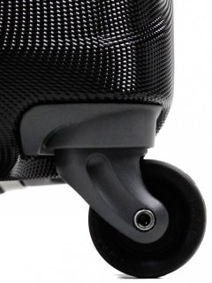 Комплект 4-х колесных чемоданов из поликарбоната Roncato Uno ZIP Black