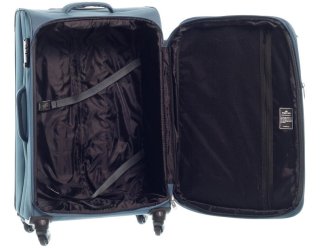 Комплект 4-х колесных чемоданов из ткани March Delta (S/M/XL) Blue