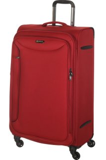 Комплект 4-х колесных чемоданов из ткани March Delta (S/M/XL) Red