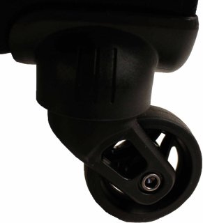 Комплект 4-х колесных чемоданов из ткани March Focus (S/M/XL) Black