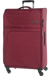 Комплект 4-х колісних валіз з тканини March Focus (S/M/XL) Burgundy