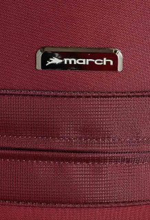 Комплект 4-х колісних валіз з тканини March Focus (S/M/XL) Burgundy