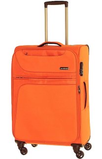 Комплект 4-х колесных чемоданов из ткани March Focus (S/M/XL) Orange