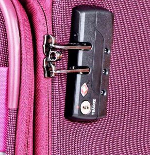 Комплект чемоданов и сумки для ноутбука Travelite Delta, розовый
