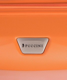 Комплект валіз із пластику на 4-х колесах PUCCINI PARIS помаранчевий