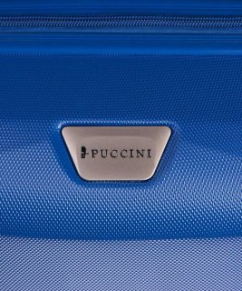 Комплект валіз із пластику на 4-х колесах PUCCINI PARIS синій