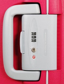 Комплект валіз із поліпропілену 70/90 л Roncato Light, малиновий