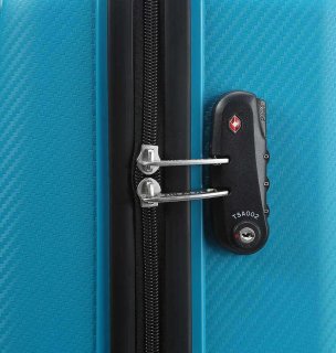 Комплект чемоданов из полипропилена Travelite Uptown, петролио
