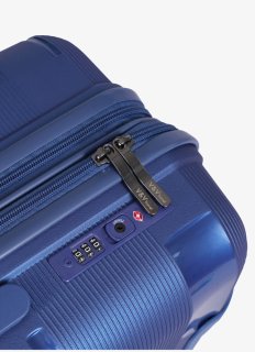 Комплект чемоданов V&V Travel из полипропилена Синий
