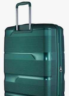 Комплект чемоданов V&V Travel из полипропилена Зеленый