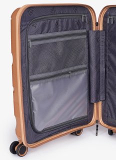 Комплект чемоданов V&V Travel из полипропилена Золотистый