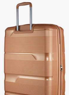 Комплект чемоданов V&V Travel из полипропилена Золотистый