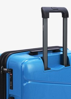 Комплект чемоданов V&V Travel Peace из полипропилена Синий