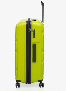 Комплект чемоданов V&V Travel Peace из полипропилена Зеленый