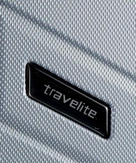 Комплект пластикових валіз Travelite Tourer, сріблястий