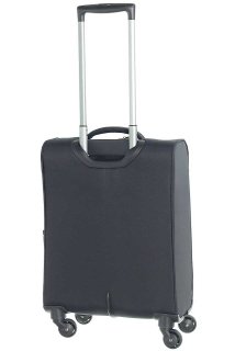 Комплект тканинних валіз на 4-х колісах (S / M / XL) March Flybird, чорні