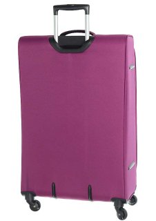 Комплект тканевых 4-х колесных чемоданов (S/M/XL) March Flybird, фиолетовый