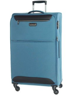 Комплект тканевых 4-х колесных чемоданов (S/M/XL) March Flybird, голубой