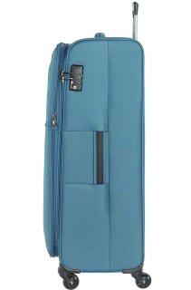 Комплект тканевых 4-х колесных чемоданов (S/M/XL) March Flybird, голубой