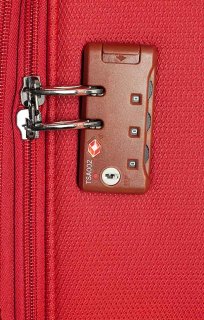 Комплект тканевых 4-х колесных чемоданов (S/M/XL) March Flybird, красный