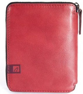 Кошелёк кожаный Tucano Sicuro Premium Wallet (красный)