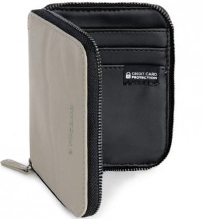 Шкіряний гаманець Tucano Sicuro Premium Wallet (сірий)