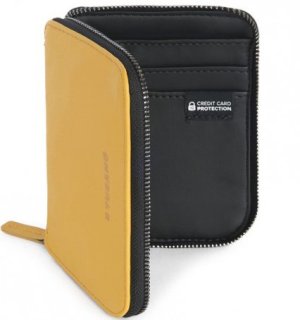Шкіряний гаманець Tucano Sicuro Premium Wallet (жовтий)