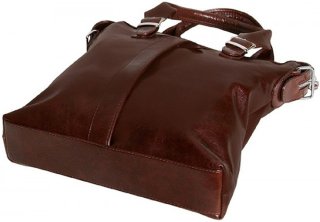 Кожаная деловая сумка Vip Collection 810 Brown Dixy