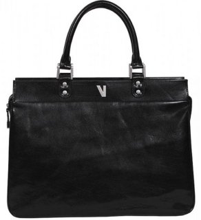 Кожаная деловая сумка Vip Collection Y 48112 Black