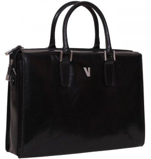 Кожаная деловая сумка Vip Collection Y 608 Black