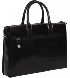 Кожаная деловая сумка Vip Collection Y 608 Black