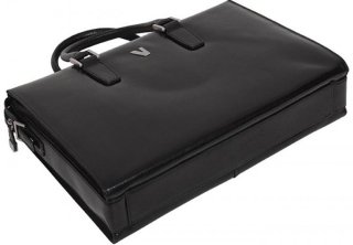 Кожаная деловая сумка Vip Collection Y 608 Black